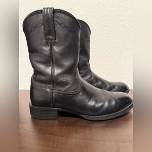 Ariat Men's Western Roper Black Boots